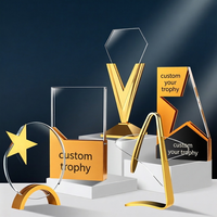 Trophées, médailles et plaques personnalisés en métal plaqué durable avec lettrage en relief de qualité supérieure pour entreprises et récompenses