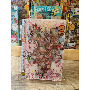 Quaderno Acrilico con Effetto Shaker - Hello Kitty - Product Image 1
