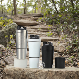 Custom Logo Gym Sports Stainless Steel Vacuum Flask Proton <span class=keywords><strong>Shaker</strong></span> Water Bottle <span class=keywords><strong>Blender</strong></span> com características térmicas para a primavera - Product Image 2