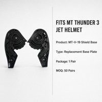 Plaque de base de remplacement pour mécanisme de visière de casque MT-V-19, paire pour casque MT Thunder 3 JET
