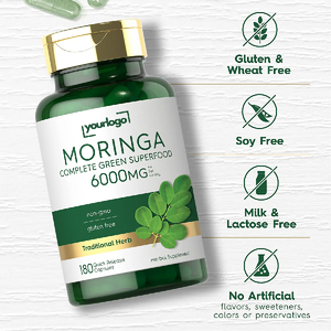 Oem פרטי תווית אורגני <span class=keywords><strong>moringa</strong></span> <span class=keywords><strong>oleifera</strong></span> קפסולות תוספי תזונה עבור מבוגרים מורינגה תמצית עלים - Product Image 3