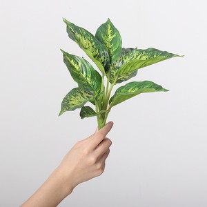 Lot de plantes artificielles Dream Castle, 10 feuilles, en plastique, pour décoration intérieure et extérieure - Product Image 3