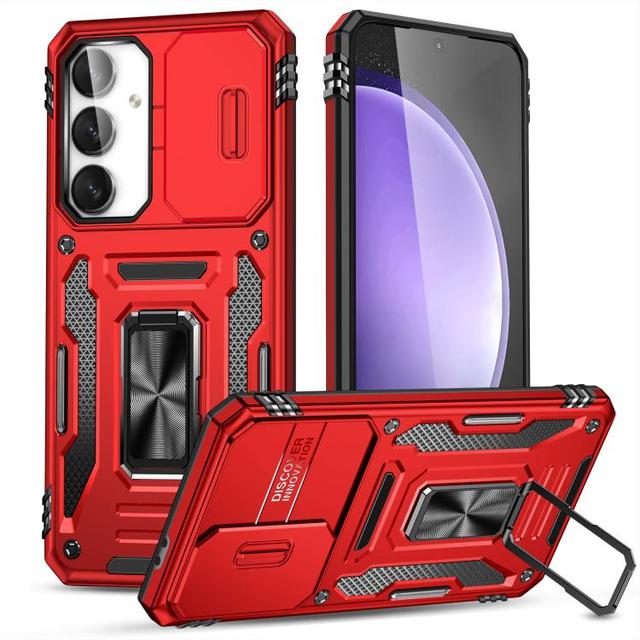 PC Hybrid TPU Camera Shield Phone Case for Samsung Galaxy S25 FE 5G