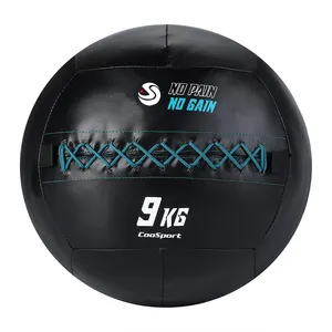 Power Training 4-10kg schwarzer Wandball für Fitness-Medizin ball