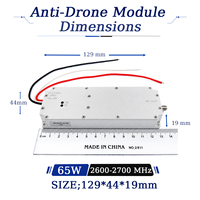 Amplificateur RF GaN personnalisable 65W 2600-2700MHz, module Lora, module anti-drone RF, VCO intégré