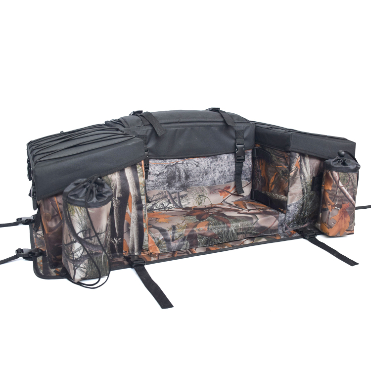 Многокамерный ATV карго с камуфляжным принтом стеганой хлопковой ткани, нижней задней для велосипедной рамы, сумка для хранения