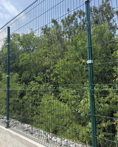Outdoor-Garten 3D-Sicherheitszaun Edelstahlrahmen PVC-Beschichtet Umweltfreundlich Für Baustellen Geeignet 3D-Modellierung <span class=keywords><strong>PANSEN</strong></span> Marke - Product Image 2