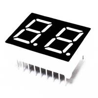Afficheur LED 7 segments 19 x 25 mm 5261bg 18 broches 2 chiffres, graphique numérique double vert pour usage intérieur