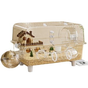<strong>Hamster</strong> Reptile <strong>Cage</strong> Super <strong>Large</strong> Villa Luxurious House Golden <strong>Hamsters</strong> Anti-Bite Breeding <strong>Cage</strong> PET Material Box All Seasons - Product Image 2