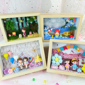 Cadre <span class=keywords><strong>photo</strong></span> en bois Kairele Nebula Fantasy, kit de bricolage créatif pour enfants, cadeau jouet pour garçons et filles, vente en gros - Product Image 3