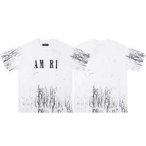 T-shirt à manches courtes personnalisé en gros, t-shirt pour homme, simple, blanc, lourd, biologique, 100% coton - Product Image 6