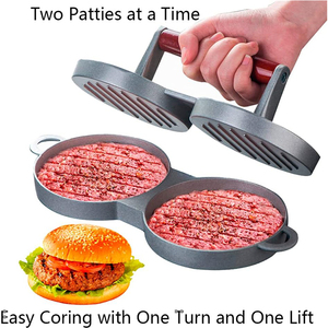 <span class=keywords><strong>Presse</strong></span> à hamburgers HYRI populaire en aluminium, <span class=keywords><strong>presse</strong></span> à galettes de viande ronde, moule à hamburgers - Product Image 5