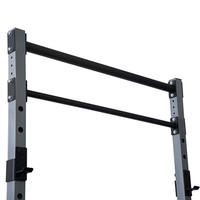 Marco de barra paralela individual con logotipo personalizado, elevador interior extraíble, estante multifuncional para entrenamiento de fuerza para el hogar, gimnasio, uso doméstico