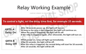 GEYA Relai Keamanan, GRT8-A Waktu Delay Kekuatan 16A 1SPDT ATAU 2SPDT Time Delay 240V 12V DC Relay