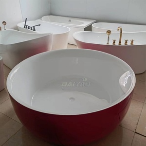 <span class=keywords><strong>Bañera</strong></span> Acrílica Moderna Portátil Blanca Mate de 150 cm con Desagüe para Cadenas de Tiendas - Product Image 2