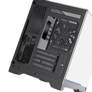 Lovingcool Matx <span class=keywords><strong>ITX</strong></span> <span class=keywords><strong>Case</strong></span> del Computer Mid Tower Gaming Cabinet PC telaio in vetro temperato Pc custodia Desktop supporto 240 liquido di raffreddamento - Product Image 5