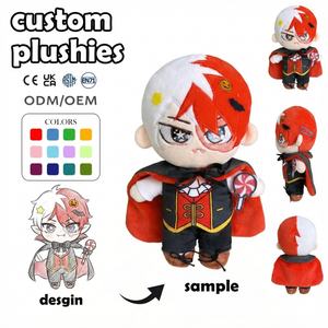 Fabricant de jouets en peluche personnalisés à faible MOQ, jouets en peluche animaux en peluche, peluche Corgi tranche de <span class=keywords><strong>pizza</strong></span> personnalisée, tissu en coton doux, coton PP personnalisé - Product Image 5