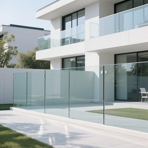 Barandilla de pared de aleación de aluminio para exteriores de fácil instalación, pasamanos para patio, barandilla de vidrio, iluminación para balcón, escalera, baño, centro comercial - Product Image 2