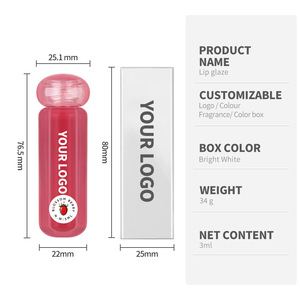 MLM Customizable High Pigment Water To Matte <b>Lipstick</b> Long Lasting Waterproof Lip Gloss For Women lip gloss - Product Image 3