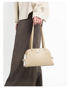 Bolso de Hombro Tipo Dumpling de Cuero Genuino de Alta Gama con Patrón de Caramelo, de Moda para Mujer, con Correa Única y Cierre de Cremallera, Ideal para Fiestas - Product Image 5