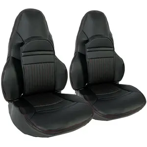 Ghế trước màu đen LH & RH bao gồm ghế thể thao phù hợp với 1997-2004 C5 Corvette