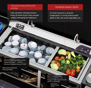 Lave-légumes multifonctionnel, équipement industriel, lave-<span class=keywords><strong>vaisselle</strong></span> commercial efficace, lave-fruits - Product Image 5