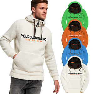 Sweat à capuche zippé personnalisé 100 % coton molletonné, coupe courte et ample, style streetwear vintage, poids lourd, avec logo personnalisé, pour homme - Product Image 2