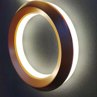 Enseigne en métal 3D biseautée avec lettres LED personnalisées pour logo mural d'entreprise