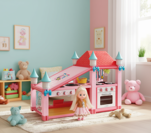 Cuisine jouet en plastique Heng Bei Er 3+ ans, sans piles, modèle 8251-1, électroménager pour jeu d'imitation - Product Image 2