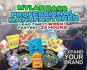 Bolsas de Mylar Cali de 3.5g Impresas Personalizadas, a Prueba de Olores y Reutilizables, Bolsas de Almacenamiento de Hierbas de Papel de Aluminio, Entrega Rápida Puerta a Puerta - Product Image 2