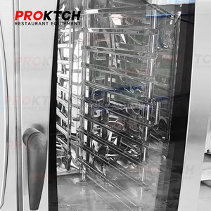 เตาอบลมร้อนอุตสาหกรรมขนาดเล็ก 10 ถาด สำหรับร้านอาหารและเบเกอรี่ รุ่น PRO-3-KXEOA-101-AC พร้อมฟังก์ชั่นอบไอน้ำ - Product Image 4