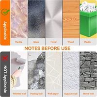 Cinta Adhesiva Acrílica Transparente Nano Reutilizable a Prueba de Agua, Doble Cara, 50m, Lavable, Removible, para Uso en Casa y Auto