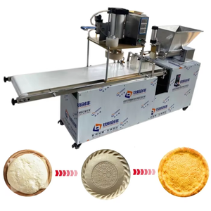 Presse à pâte multifonctionnelle entièrement automatique en acier inoxydable 304 pour la fabrication de naan, chapati et bases de pizza - Product Image 1
