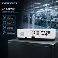 Projecteur laser CAAVITS UST 0.235 4800 lumens ANSI WXGA 3LCD pour affichage numérique, musées et expositions