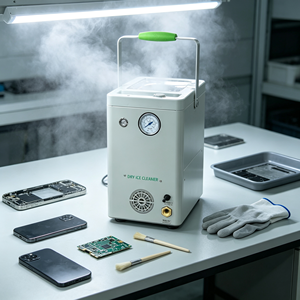 Portable <strong>CO2</strong> Dry Ice Blasting Machine Industrial for Electronics Refurbishment <strong>Engine</strong> Compartment Washing - Product Image 3