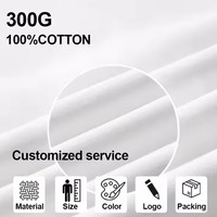 T-shirt homme 100% coton de haute qualité surdimensionné à épaules tombantes T-shirt vierge 300 GSM avec logo personnalisé