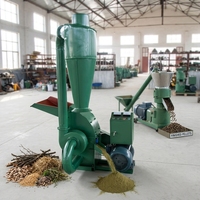 Machine de fabrication d'aliments pour volailles à petite échelle la plus connue, usine de granulés d'aliments neuve 500 kg/h, marque TOPS, moteur électrique/diesel