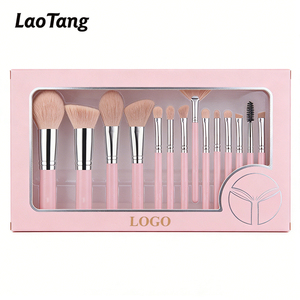 Set di 14 Pennelli Professionali per Trucco Personalizzati con Borsa per Truccatori Professionisti - Product Image 1