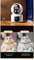 Caméra de sécurité Cloud 4MP à vision nocturne couleur, audio bidirectionnel, surveillance bébé - Meilleures ventes