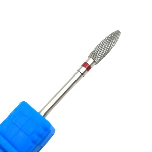 HYTOOS Flame Tungsten Carbide Nail Drill Bits 3/32" Rotary Burr Manicure Bits Nail Drill Accessories Manicure <strong>Pedicure</strong> <strong>Tools</strong> - Product Image 1