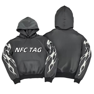 Sudadera con Capucha de Alta Calidad para Hombre, Estilo NFC Hell, 100% Algodón, Sudadera Personalizada de Moda Urbana para Hombre - Product Image 4