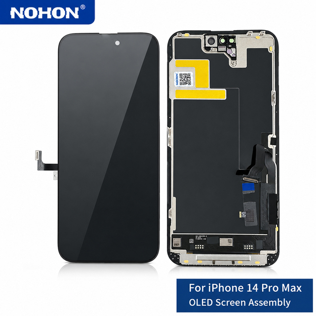 NOHON for iPhone 14 Pro Max OLED Screen 6.7 Inch Flexible OLED Display Touch Screen Digitizer Assembly Replacement Repair Parts