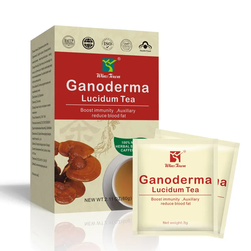 Winstown ganoderma reishi चाय बैग थोक Detox प्राकृतिक कार्बनिक हर्बल ganoderma lucidum Lingzhi चाय