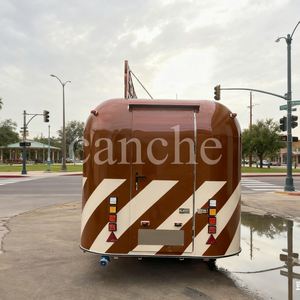 Chariot alimentaire remorque de cuisson chariots à hamburgers remorquable mobile barbecue stocké remorques de nourriture remorque entièrement équipée de nourriture à vendre - Product Image 6