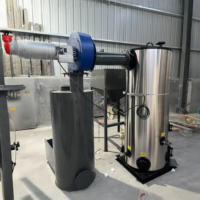 Industri vertikal 100kg 200kg 300kg 500kg Per jam Boiler Generator uap api kayu karang kimia luar ruangan