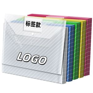 ซองใส่เอกสารพลาสติกใสแบบกระดุม X515 ขนาด A4 แนวนอน ขายส่ง - Product Image 1