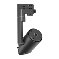 Lente de Enfoque Fijo de Alta Calidad de 10W 55 °   Proyector LED con Riel para Iluminación de Museos, Galerías y Comercios