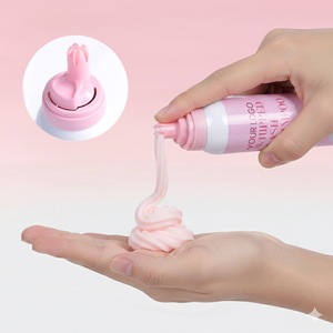 Espuma Limpiadora Vegana para Extensiones de Pestañas de 100 ml, Champú para Pestañas Sin Lágrimas, Mousse de Fresa Personalizado, Crema Batida, Herramienta de Belleza - Product Image 3