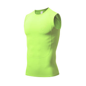 Camiseta Deportiva de Compresión para Hombre, de Secado Rápido, para Fitness, Baloncesto, Maratón, Transpirable, sin Mangas, para Entrenamiento Deportivo - Product Image 3