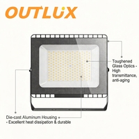 Projecteurs LED extérieurs étanches IP65 pour parking, directement de l'usine, 50W 100W 150W 200W 300W 350W